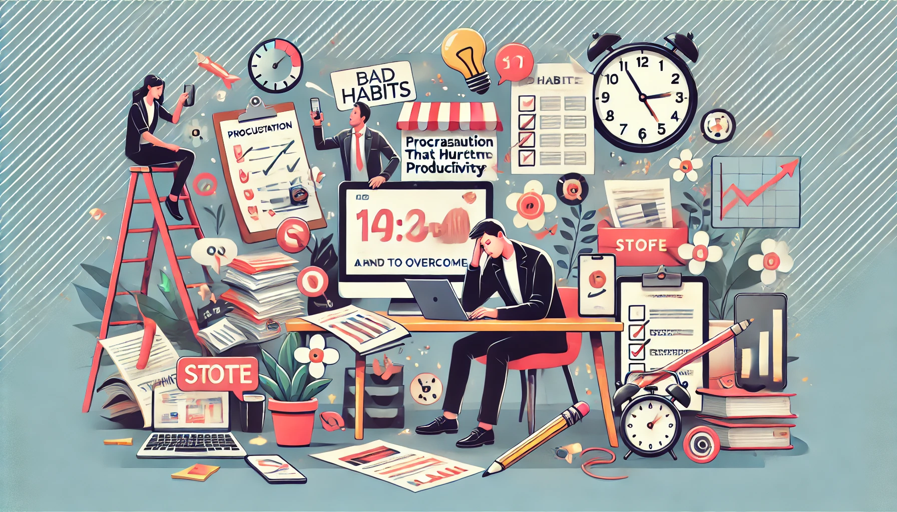 生産性を損なう10の悪習慣とその克服方法 - Productivity Nomad